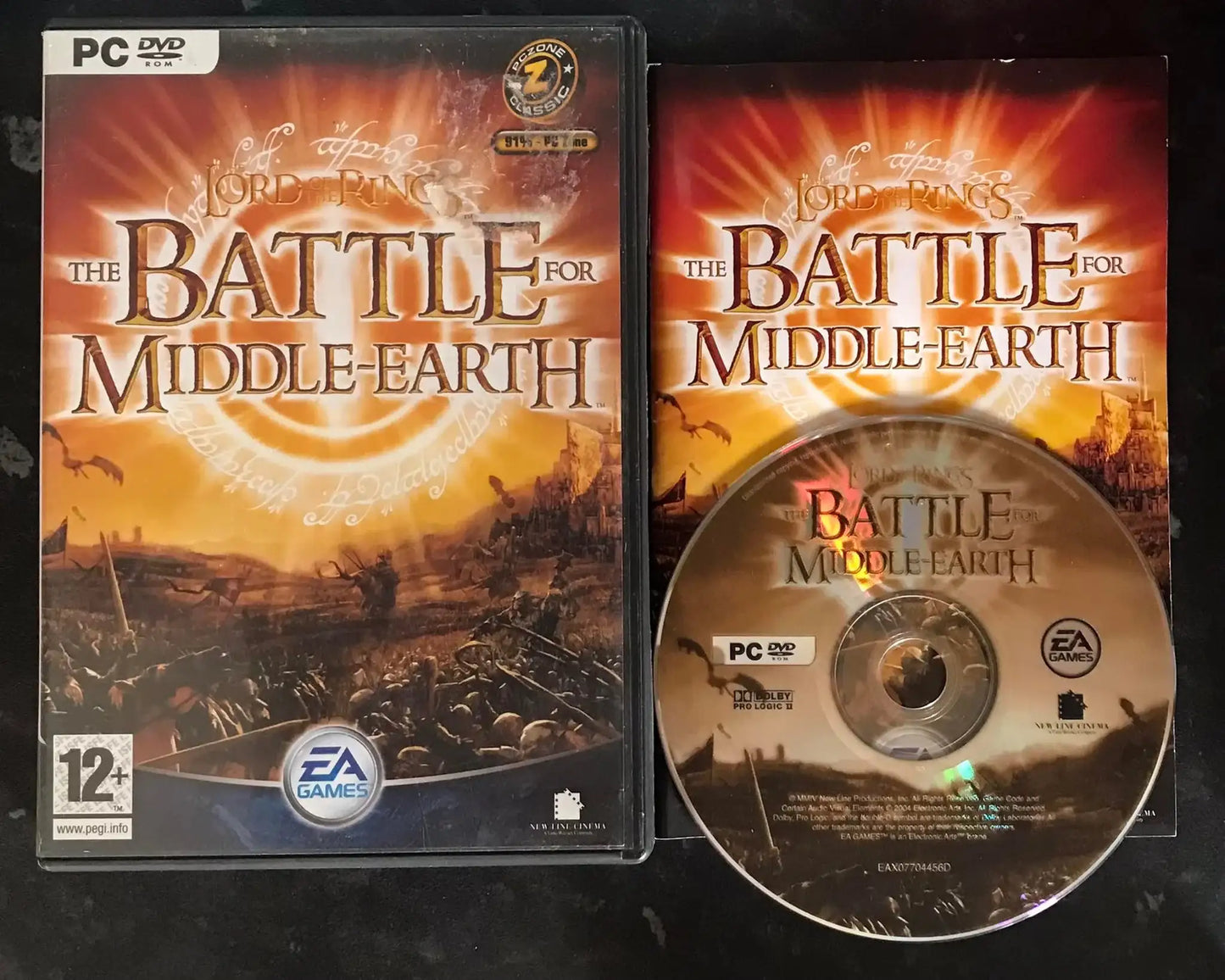The Lord of the Rings, The Battle for Middle-Earth, DVD, PC Game Magretro