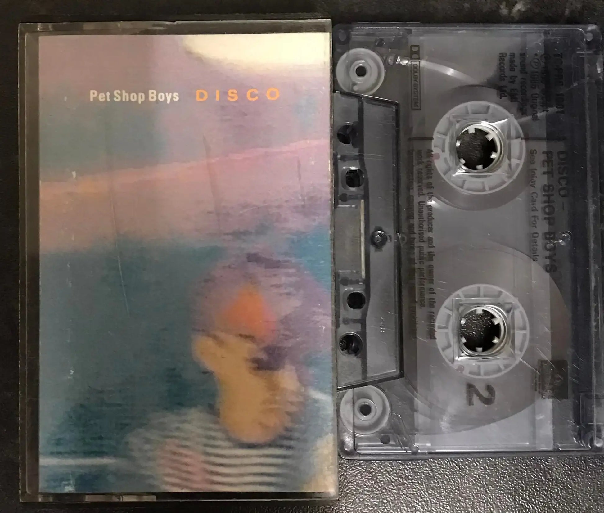 Pet Shop Boys, Disco Album, Parlophone, TC PRG 1001, Vintage Cassette Magretro