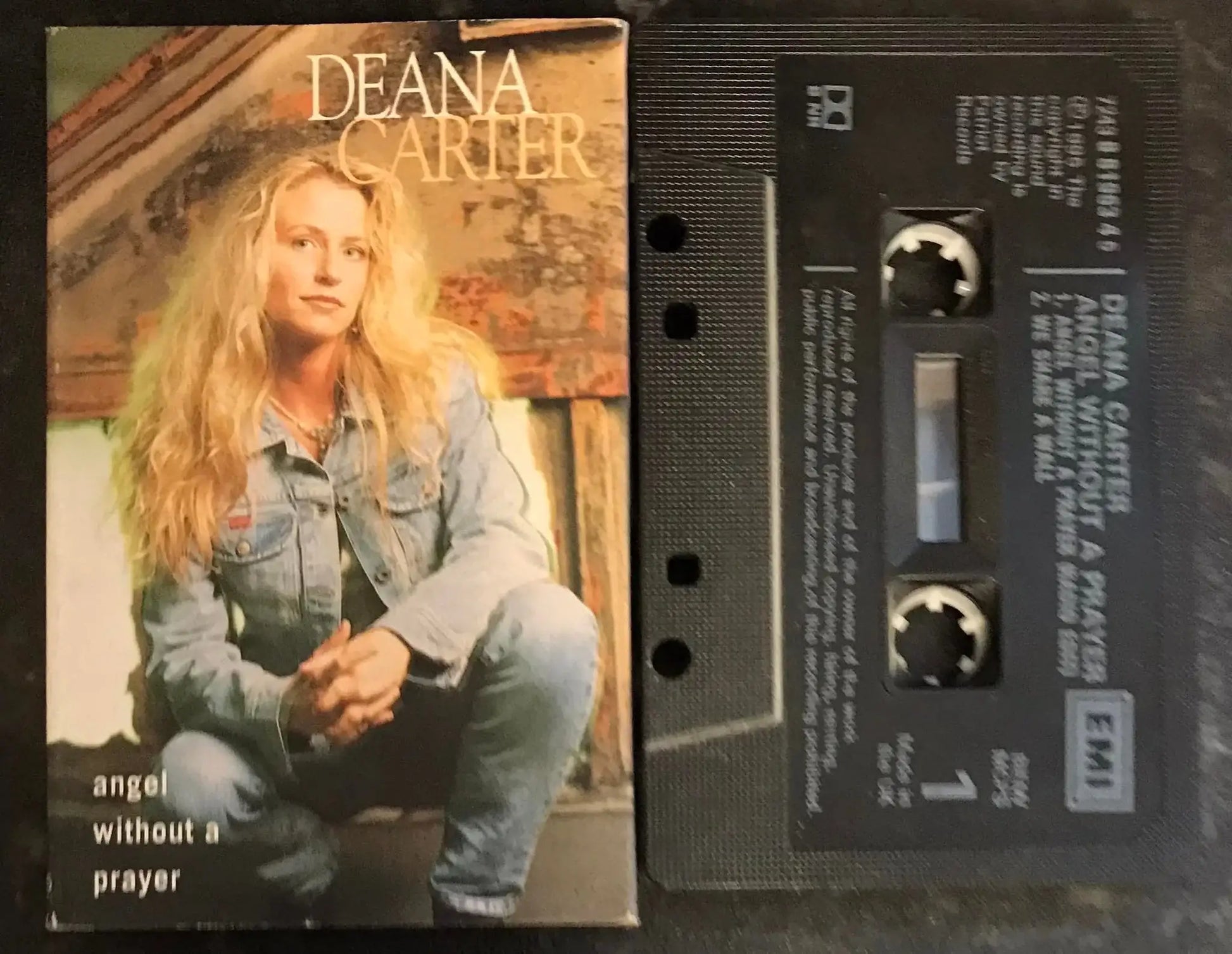 Deana Carter, Angel Without A Prayer Single Album, 8 81963 4, Vintage Cassette Magretro
