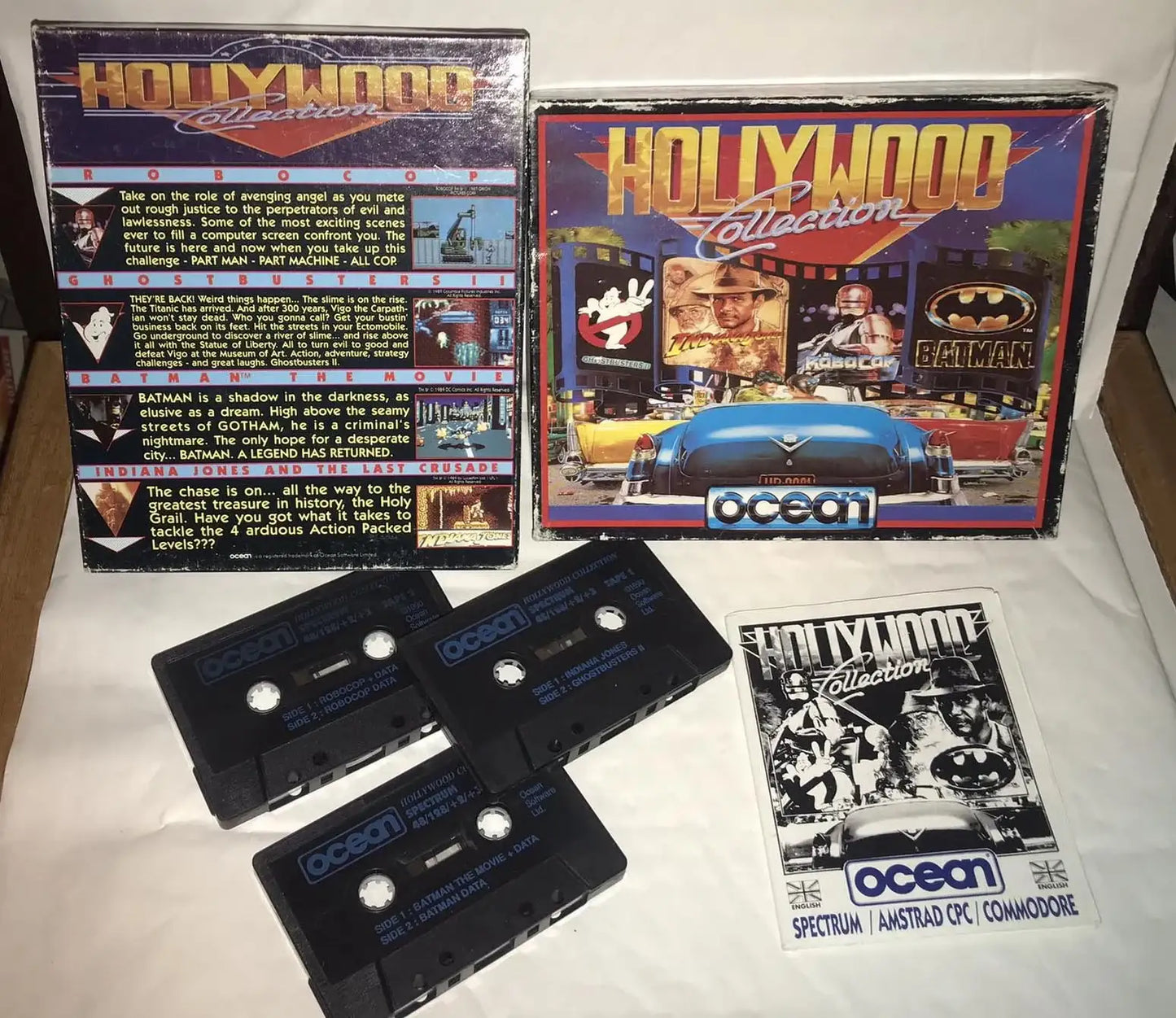 Hollywood Collection Big Box, ZX Spectrum by Ocean, WORKING Magretro