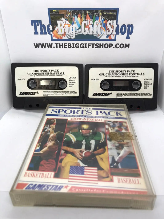 The Sports Pack Compilation, Gamestar C64 Game, Released by Activision Magretro