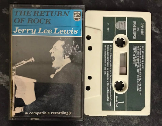 Jerry Lee Lewis, The Return Of Rock Album, Philips, CPP 1009, Vintage Cassette Magretro
