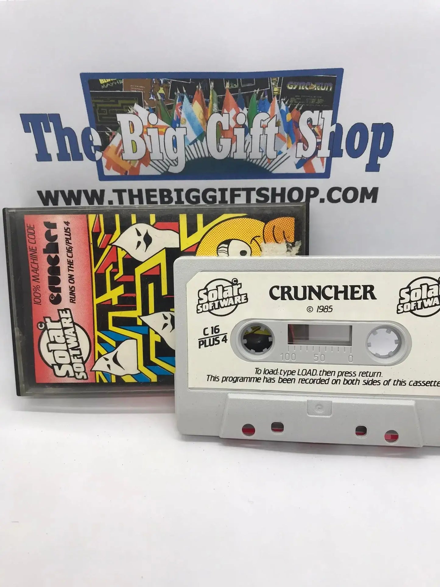 Cruncher, C16, plus/4, Released by Solar Software Magretro