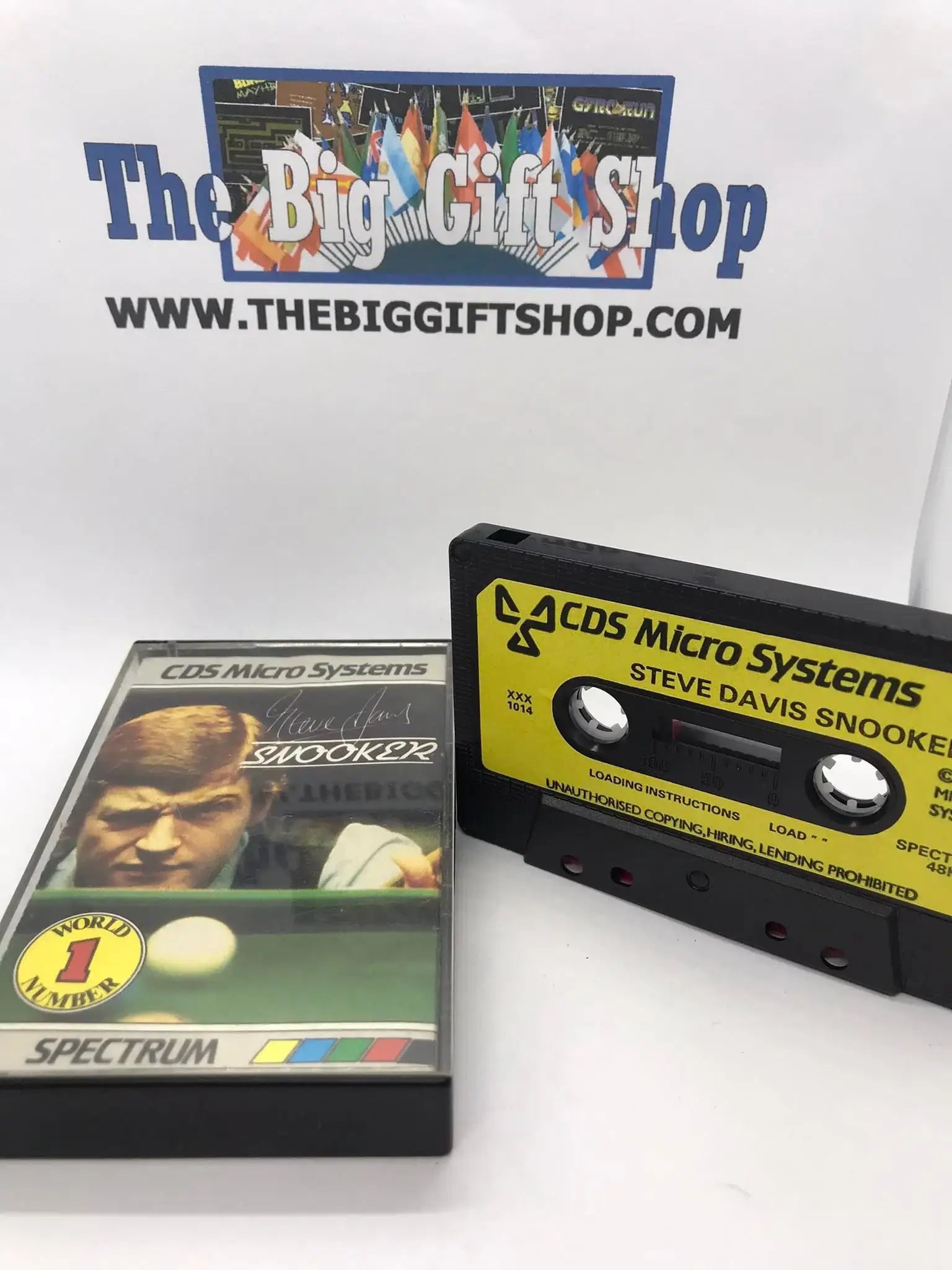 Steve Davis Snooker (Tested Working), ZX Spectrum, by CDS Micro Magretro