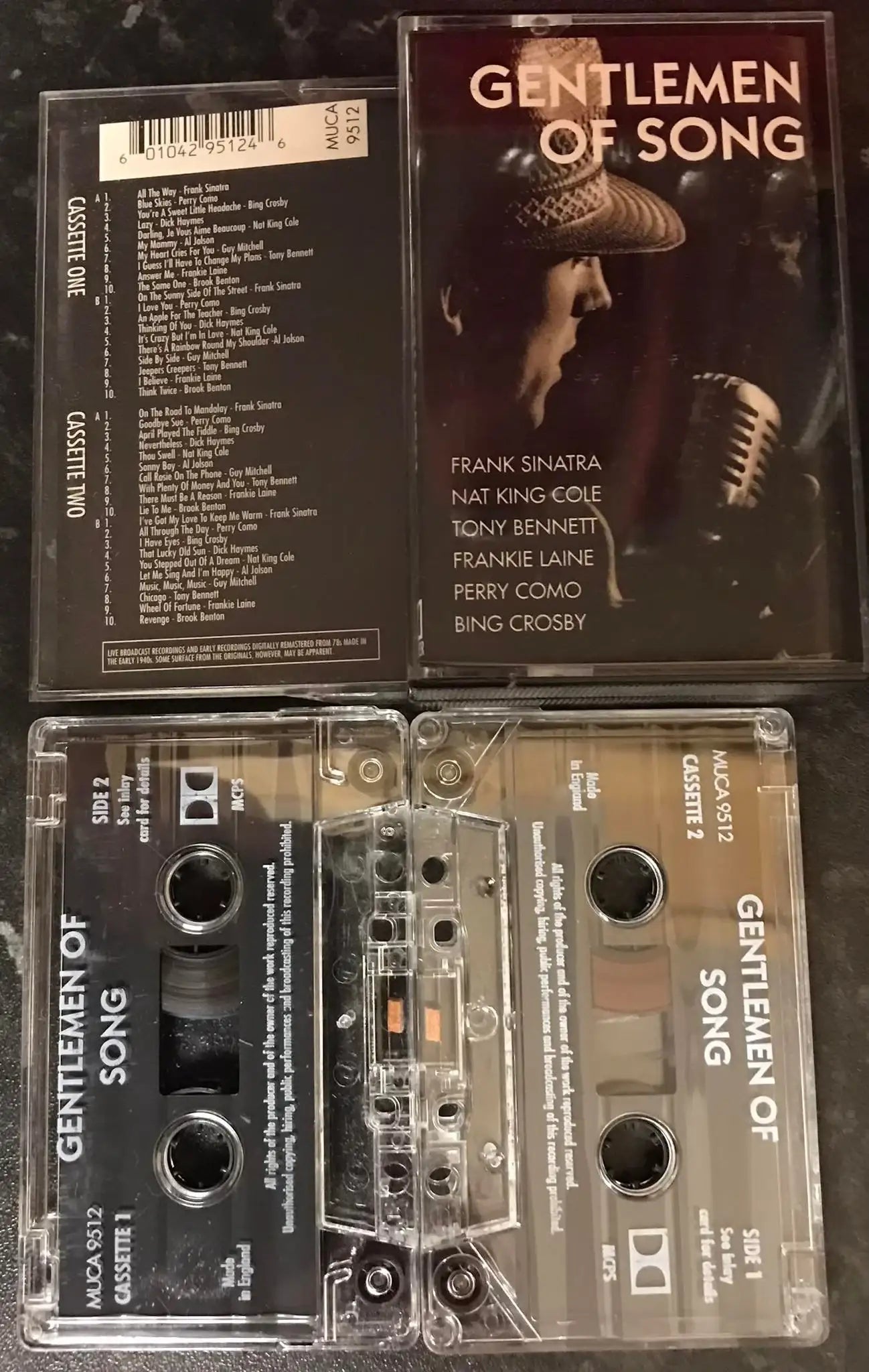 Gentlemen of Song Twin Album, muca 9512, Muskateer, Vintage Cassette Magretro
