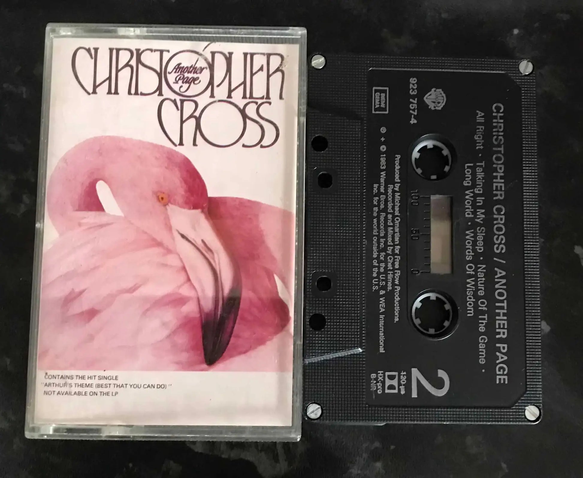 Christopher Cross, Another Page Album, Warner Bros, 923 757-4, Vintage Cassette Magretro