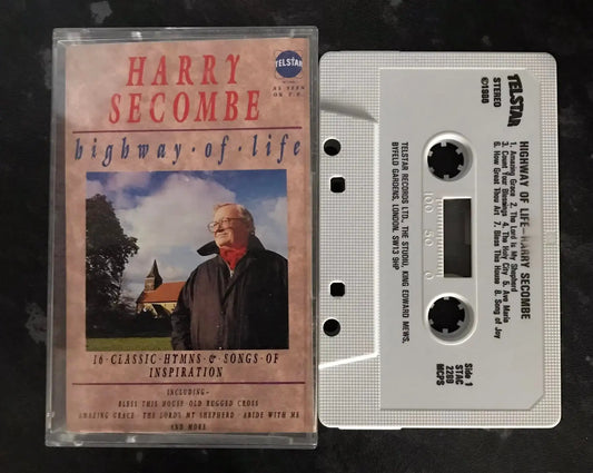 Harry Secombe, Highway of Life Album, Telstar, STAC 2289, Vintage Cassette Magretro