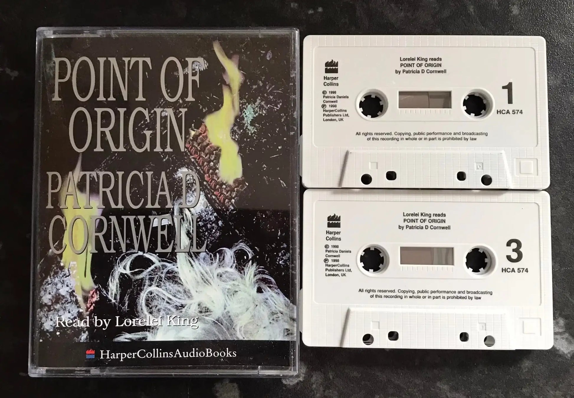 Point of Original, Patricia Cornwell, HarperCollins Audio Books, HCA 574 Magretro