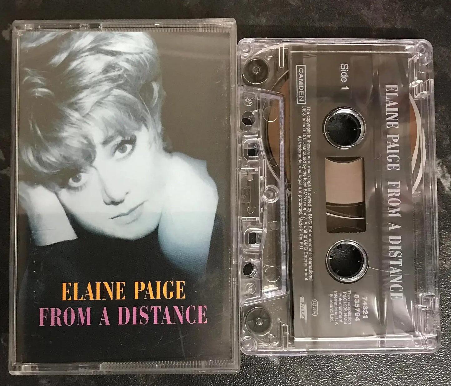 Elaine Paige, From A Distance Album, 74321 535794, Camden, Vintage Cassette Magretro