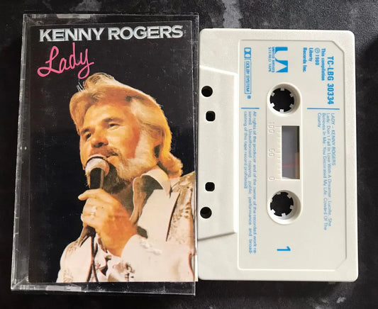Kenny Rogers, Lady Album, Liberty Records, Inc, TC LBG 30334, Vintage Cassette Magretro