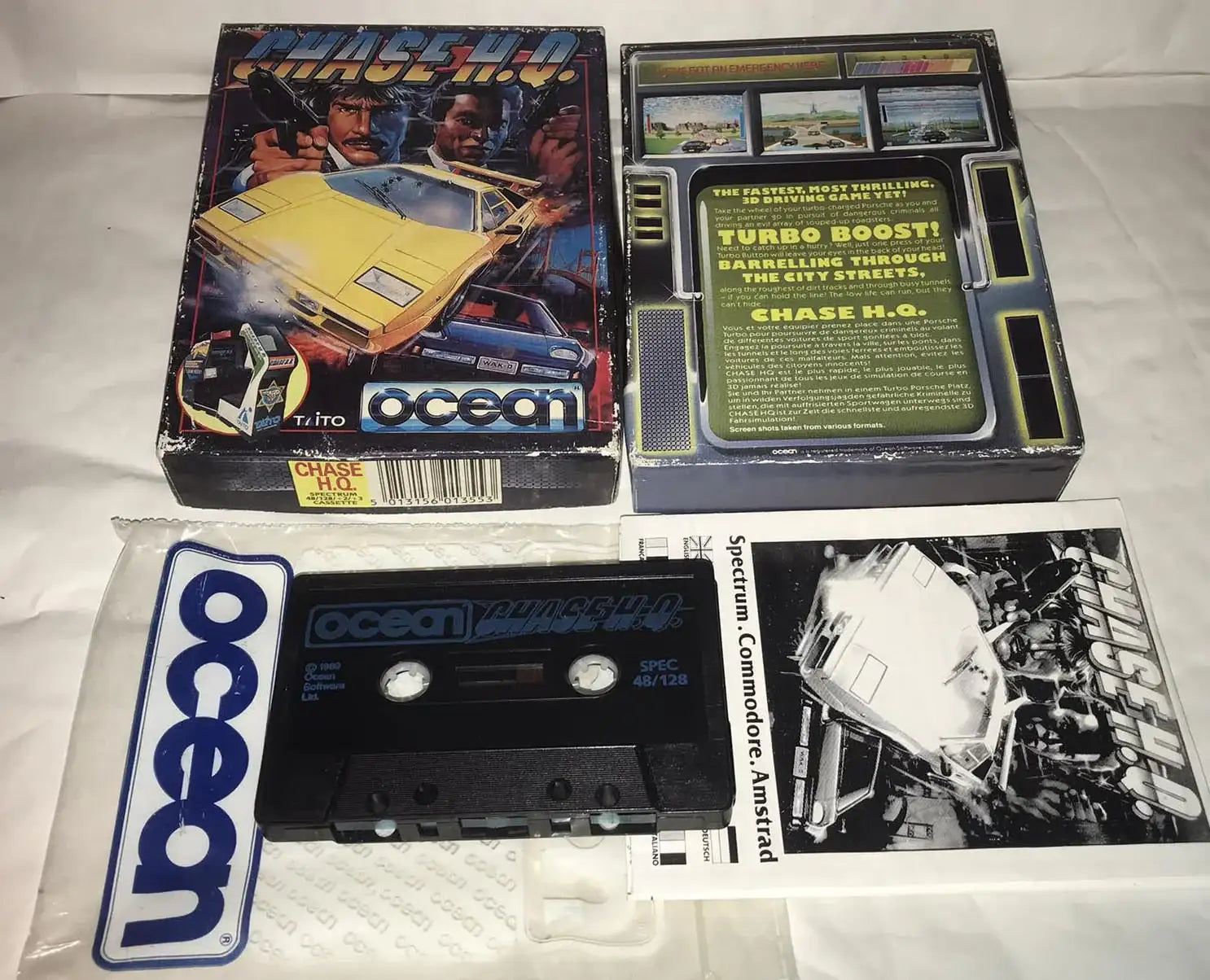 Chase H.Q., ZX Spectrum by Ocean, RARE Magretro