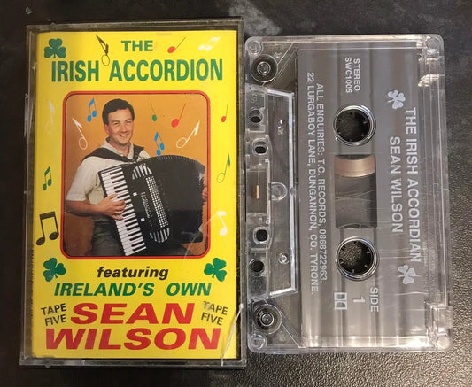 Sean Wilson, The Irish Accordion Album, Tape Five, SW1005, Vintage Cassette Magretro