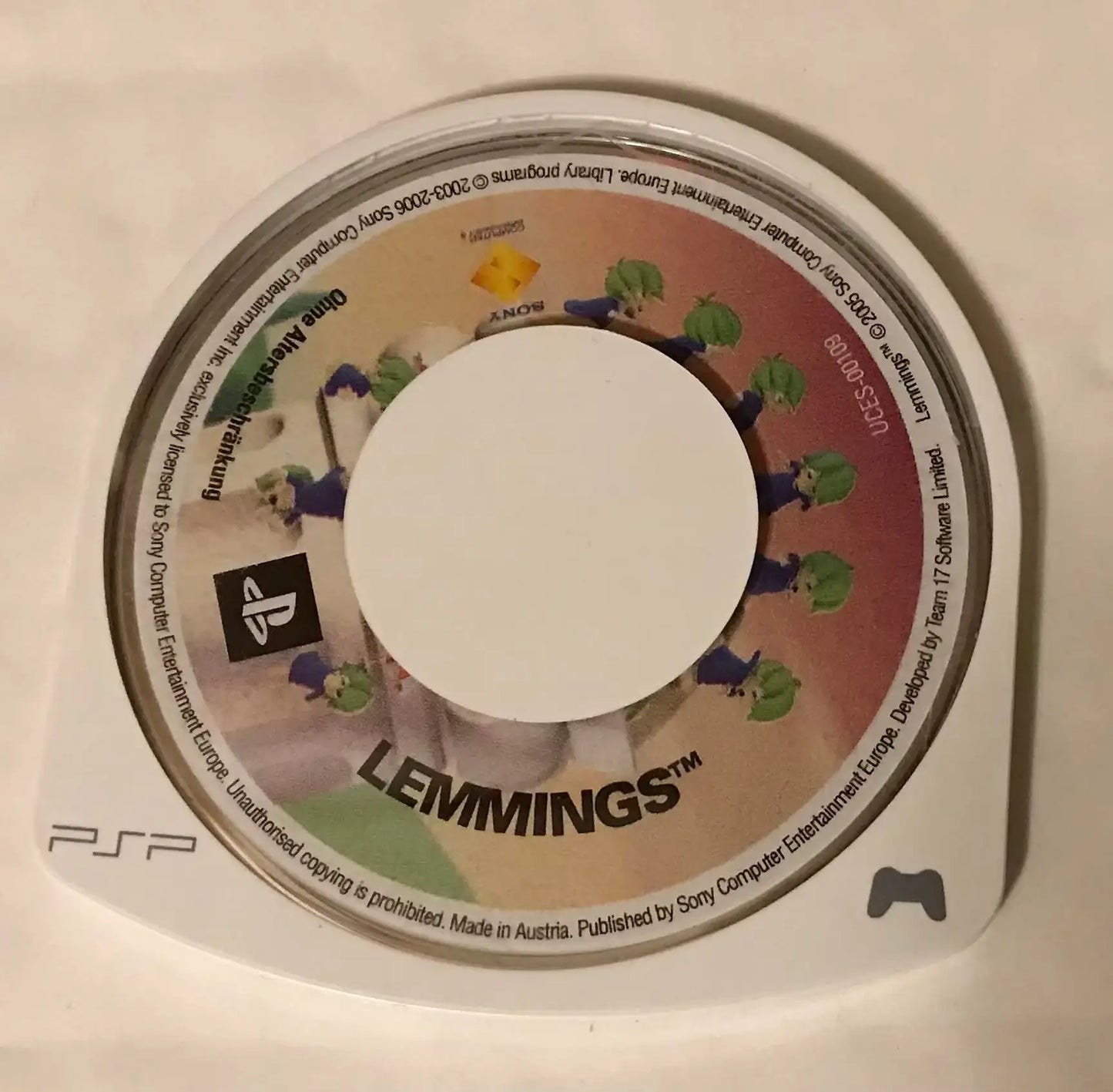 lemmings, PSP game, No Box or Instructions Magretro