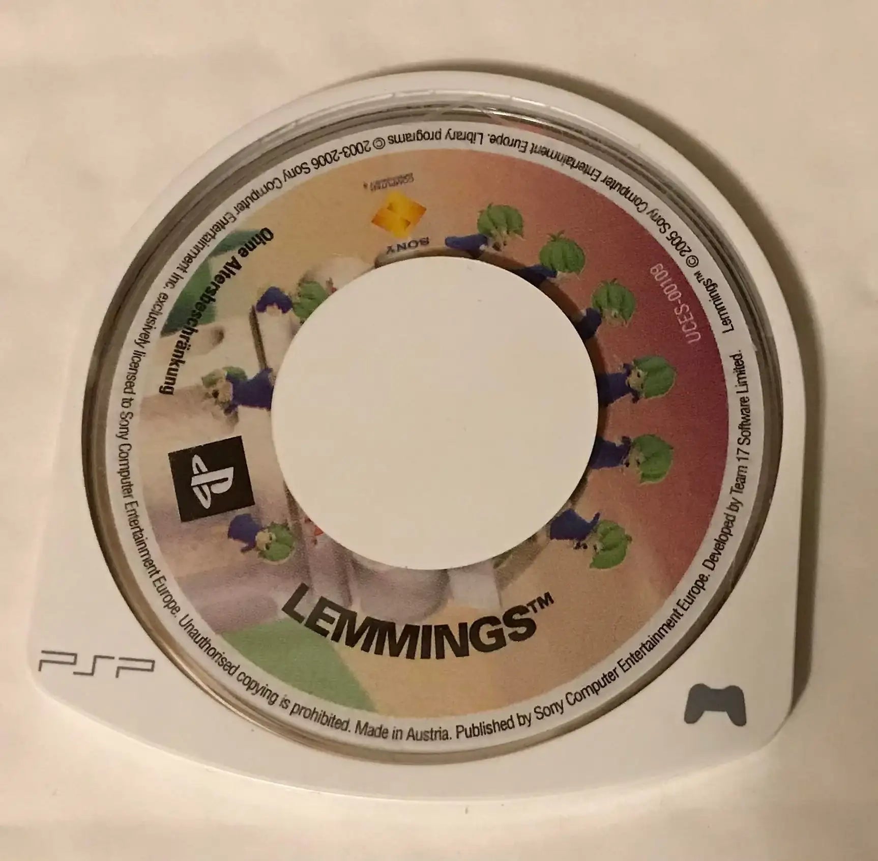 lemmings, PSP game, No Box or Instructions Magretro