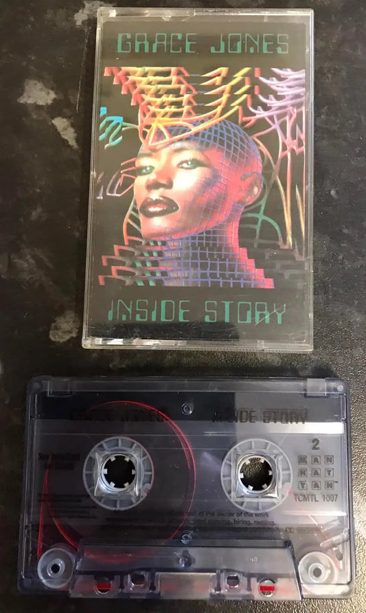 Grace Jones, Inside Story Album, Manhattan Records, TCMTL 1007, Vintage Cassette Magretro