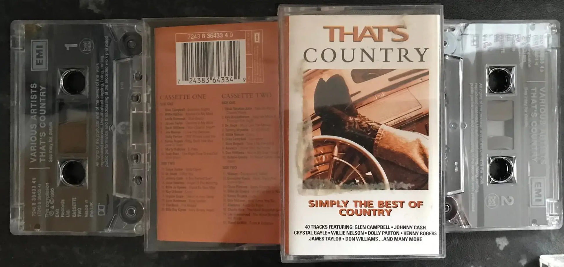 That's Country Double Album , EMI, 7243 8 36433 4, Vintage Cassette Magretro
