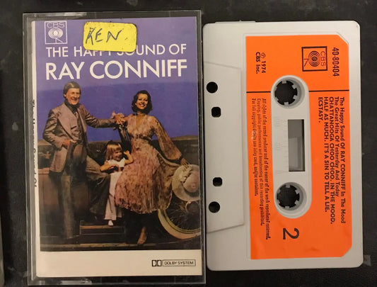 The Happy Sound of Ray Conniff, CBS, 40-80404, Vintage Cassette Magretro