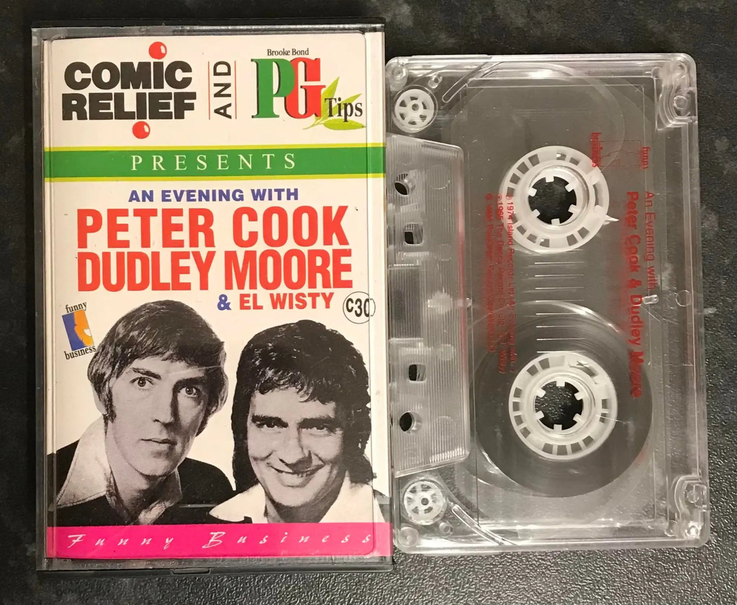 An Evening with Peter Cook Dudley Moore & El Wisty Album, Vintage Cassette Magretro