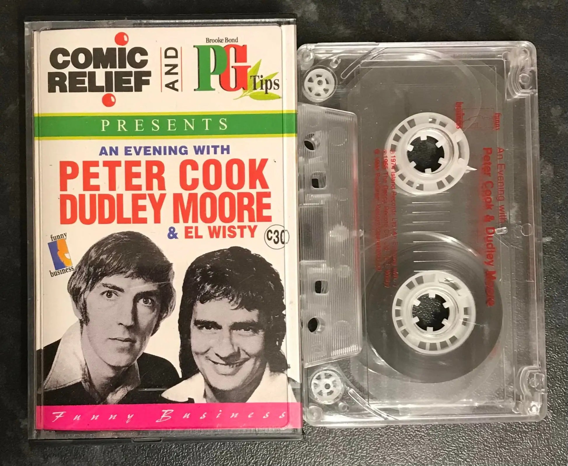 An Evening with Peter Cook Dudley Moore & El Wisty Album, Vintage Cassette Magretro
