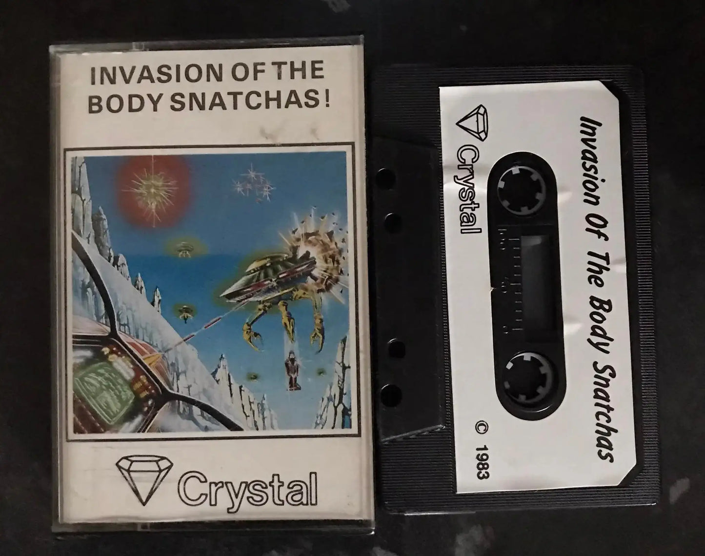 Invasion Of The Body Snatchas! By Crystal Software, ZX Spectrum Game, Working Magretro