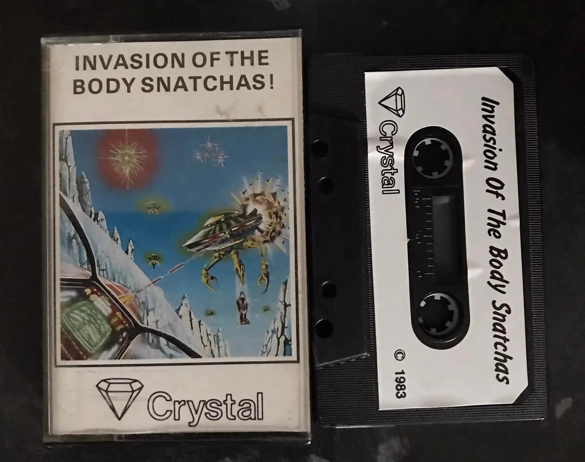 Invasion Of The Body Snatchas! By Crystal Software, ZX Spectrum Game, Working Magretro