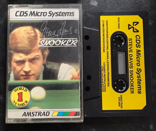 Steve Davis Snooker, CDS Micro Systems, Amstrad 464 Game Magretro