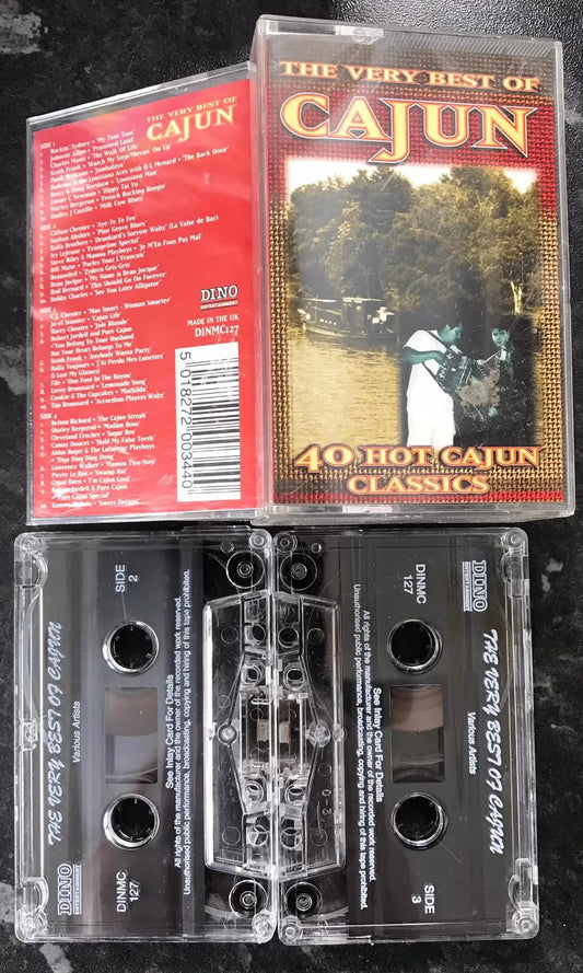 The Very Best of Cajun, Double Album, DINMC 127, Vintage Cassette Magretro