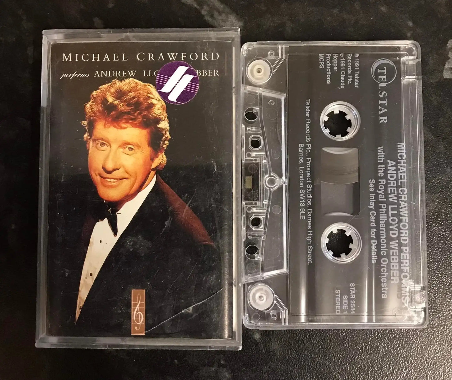Michael Crawford Performs Andrew Lloyd Webber, STAC 2544, Vintage Cassette Magretro