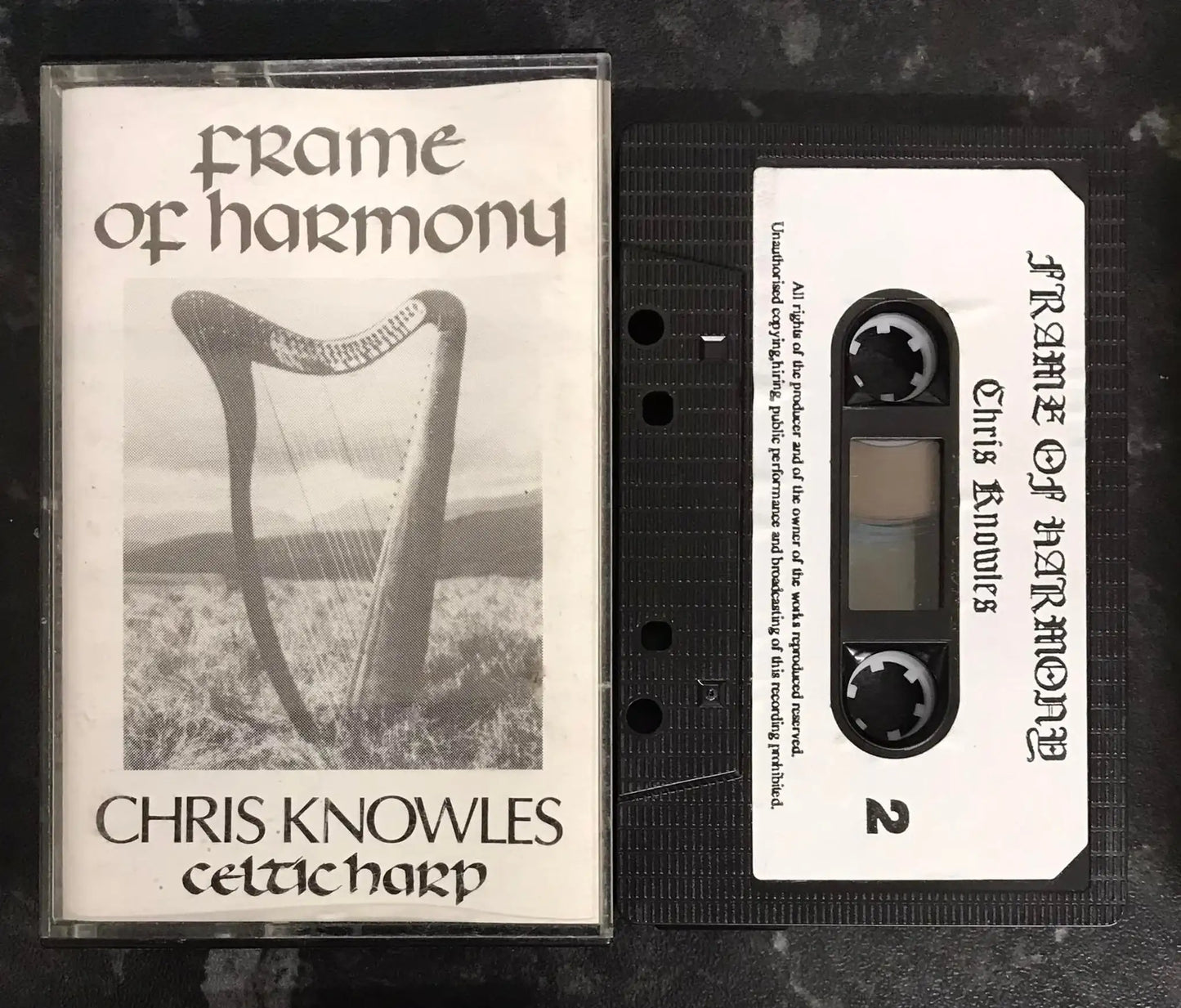 Chris Knowles, Frame of Harmony Album, Celtic Harp, Brenin Productions Magretro