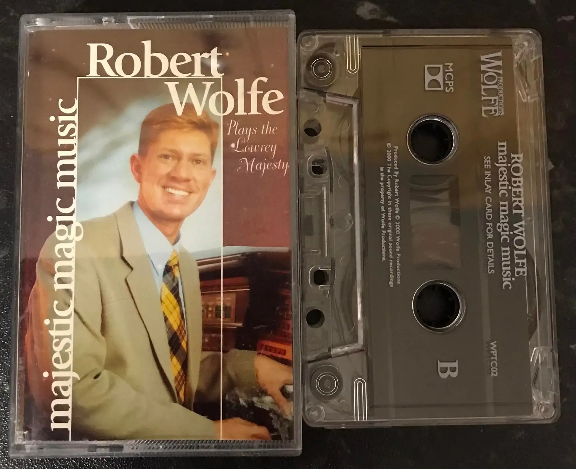 Robert Wolfe, Majestic Magic Music Album, WPTC02, Vintage Cassette Magretro