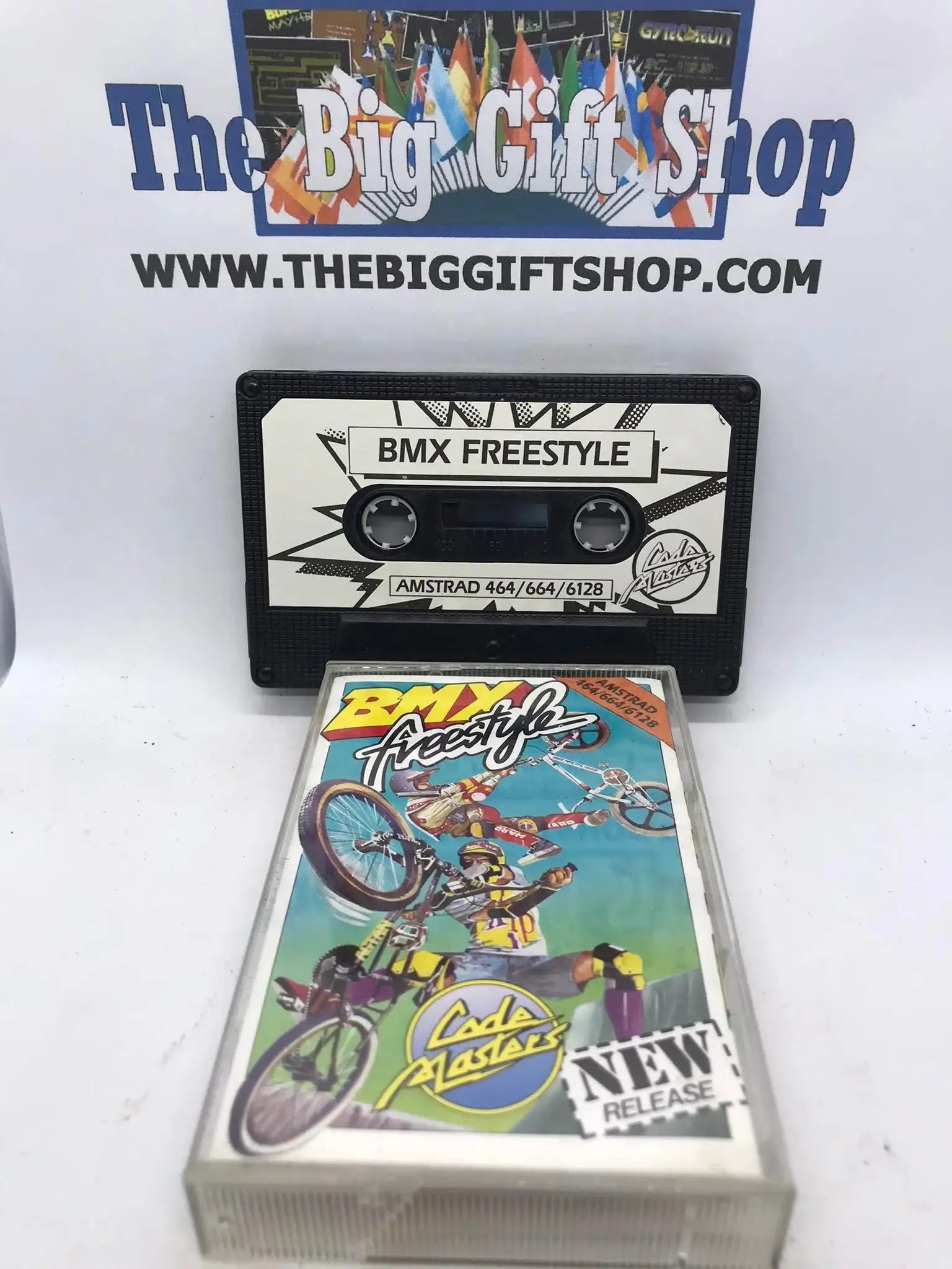 BMX Freestyle, CPC 464 / 664 Released by Codemasters Magretro