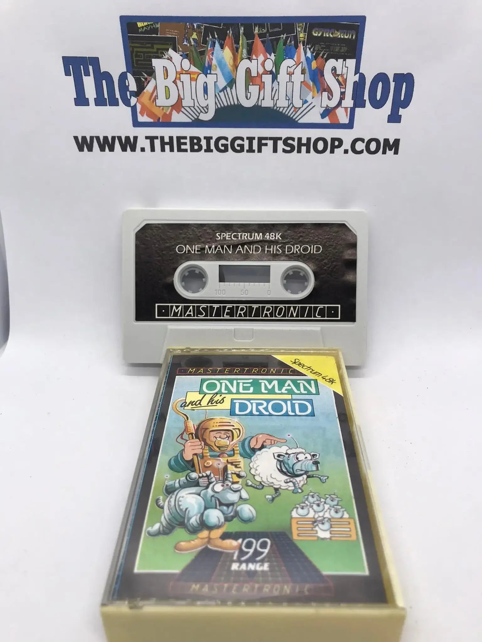 One Man And His Droid (Tested Working), ZX Spectrum, Mastertronic Magretro