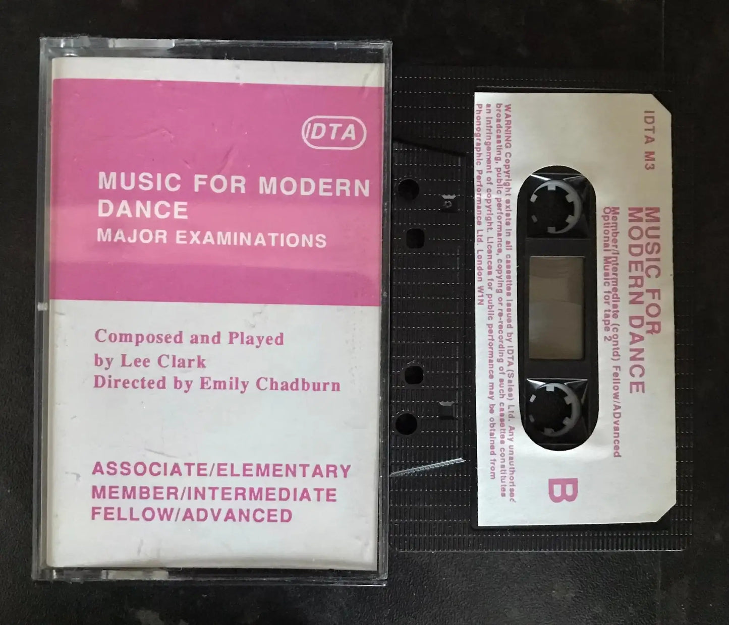 Music For Modern Dance Album, Major Examinations, IDTA M3, Vintage Cassette Magretro
