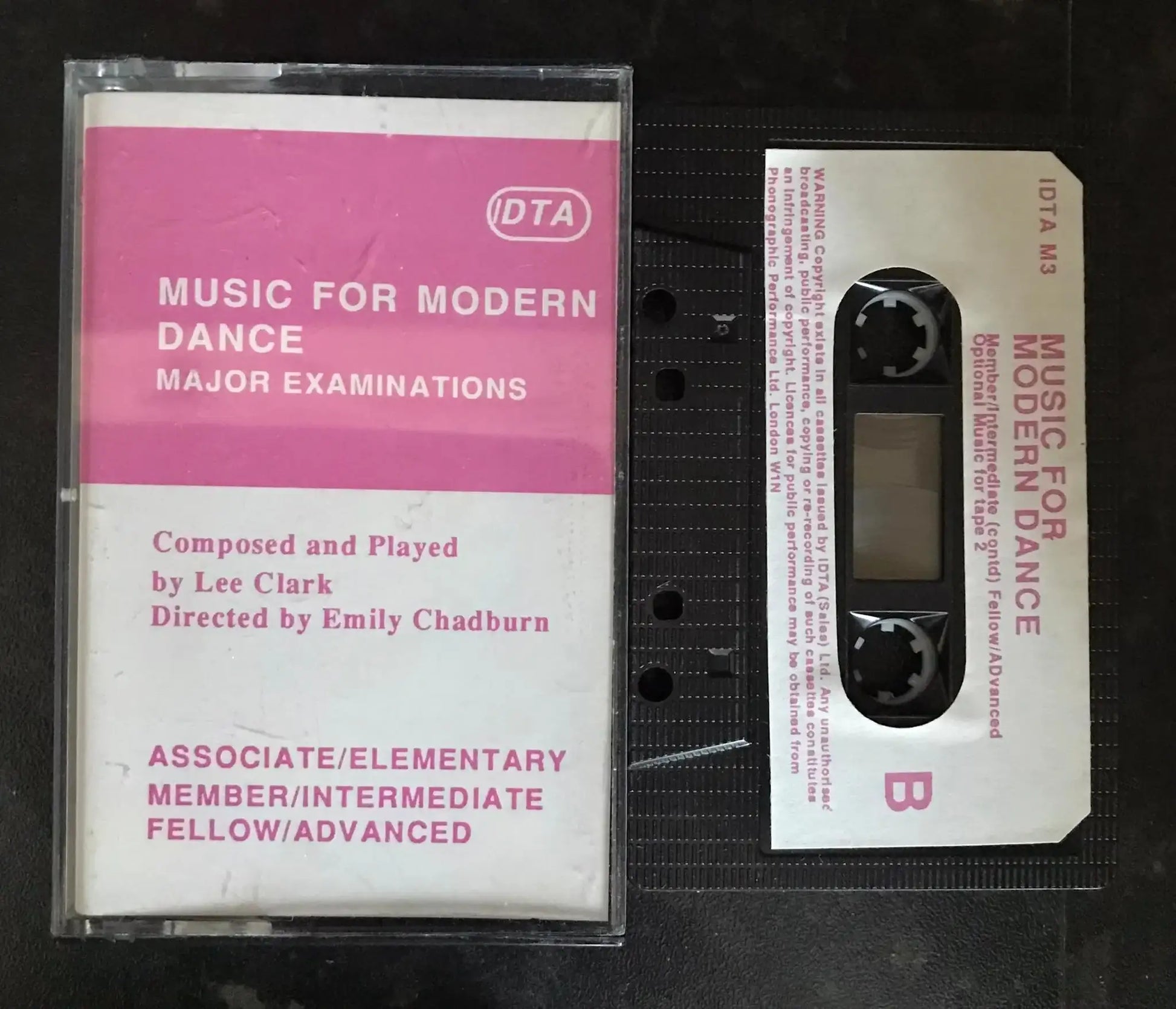 Music For Modern Dance Album, Major Examinations, IDTA M3, Vintage Cassette Magretro