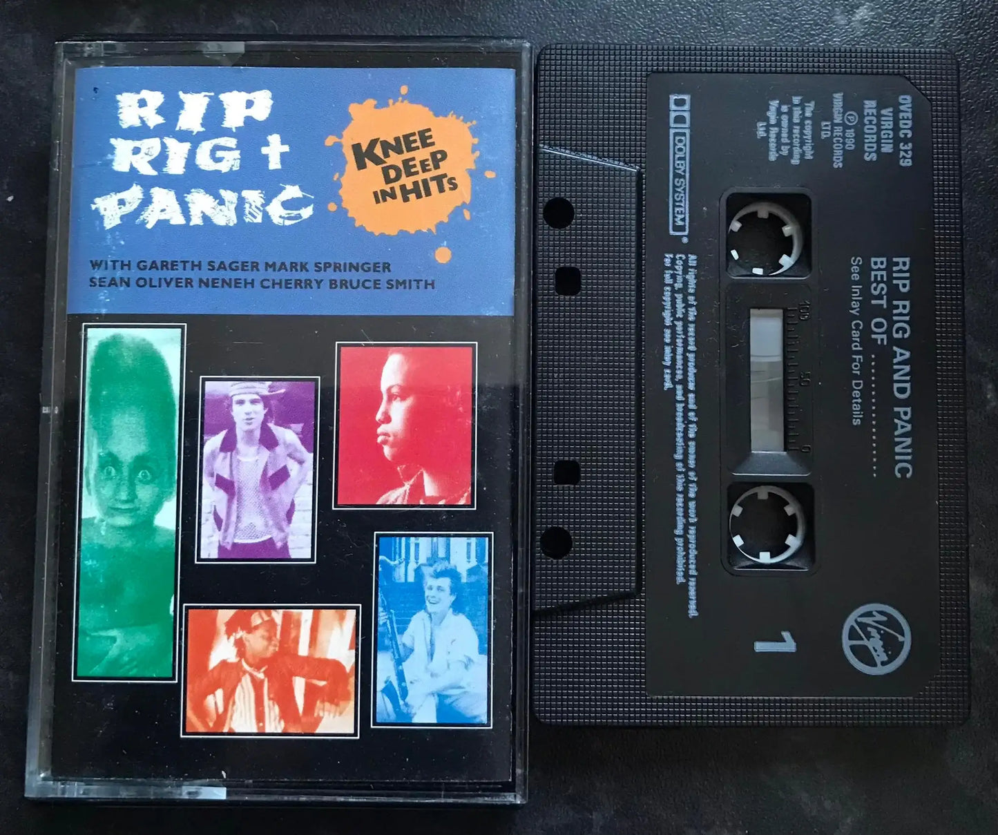 RIP RIG AND PANIC, Knee Deep In Hits Album, (RARE), Virgin, OVEDC 329 Magretro