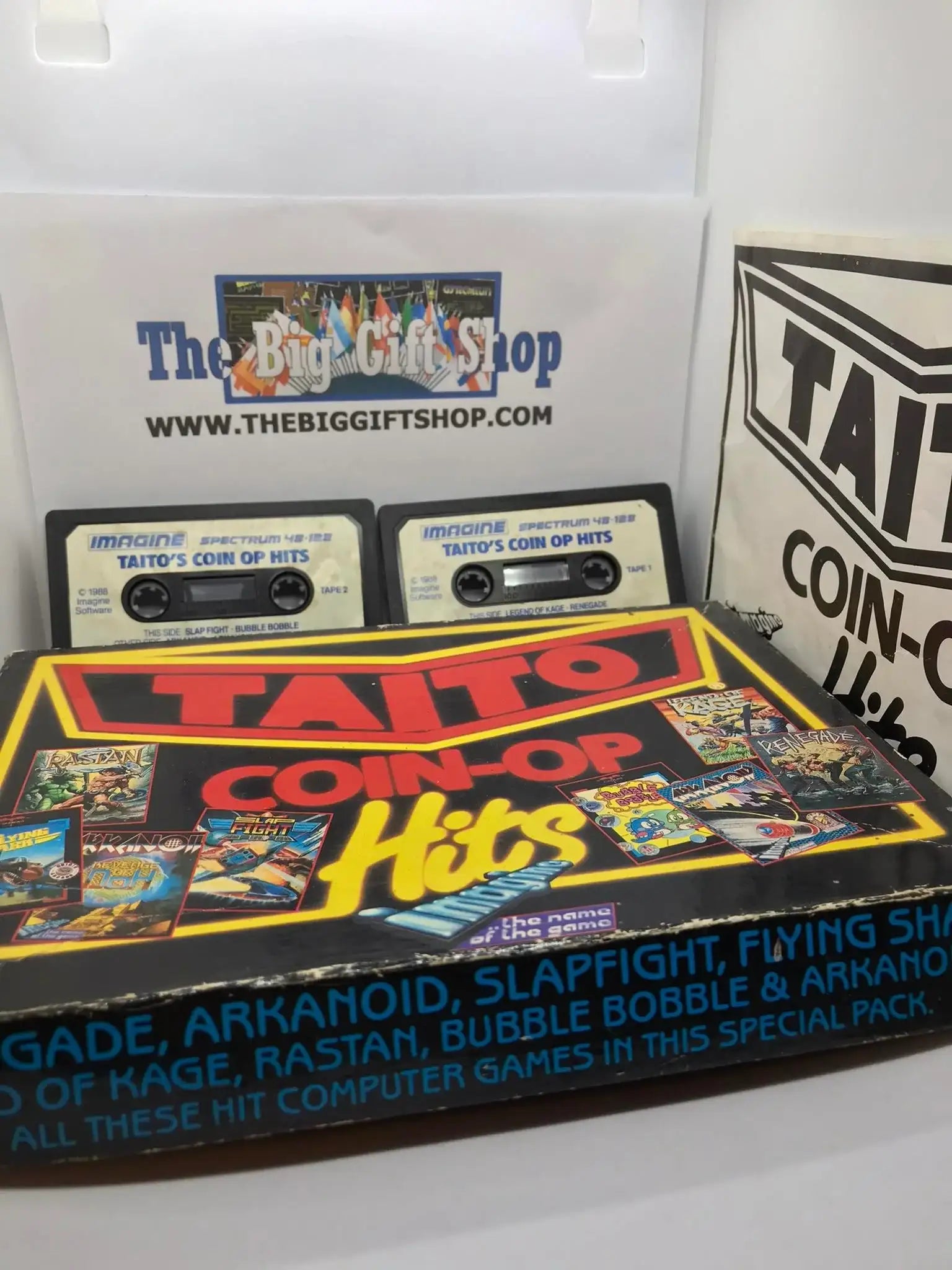 Taito Coin Op Hits, ZX Spectrum by Imagine Software, Rare Compilation Magretro