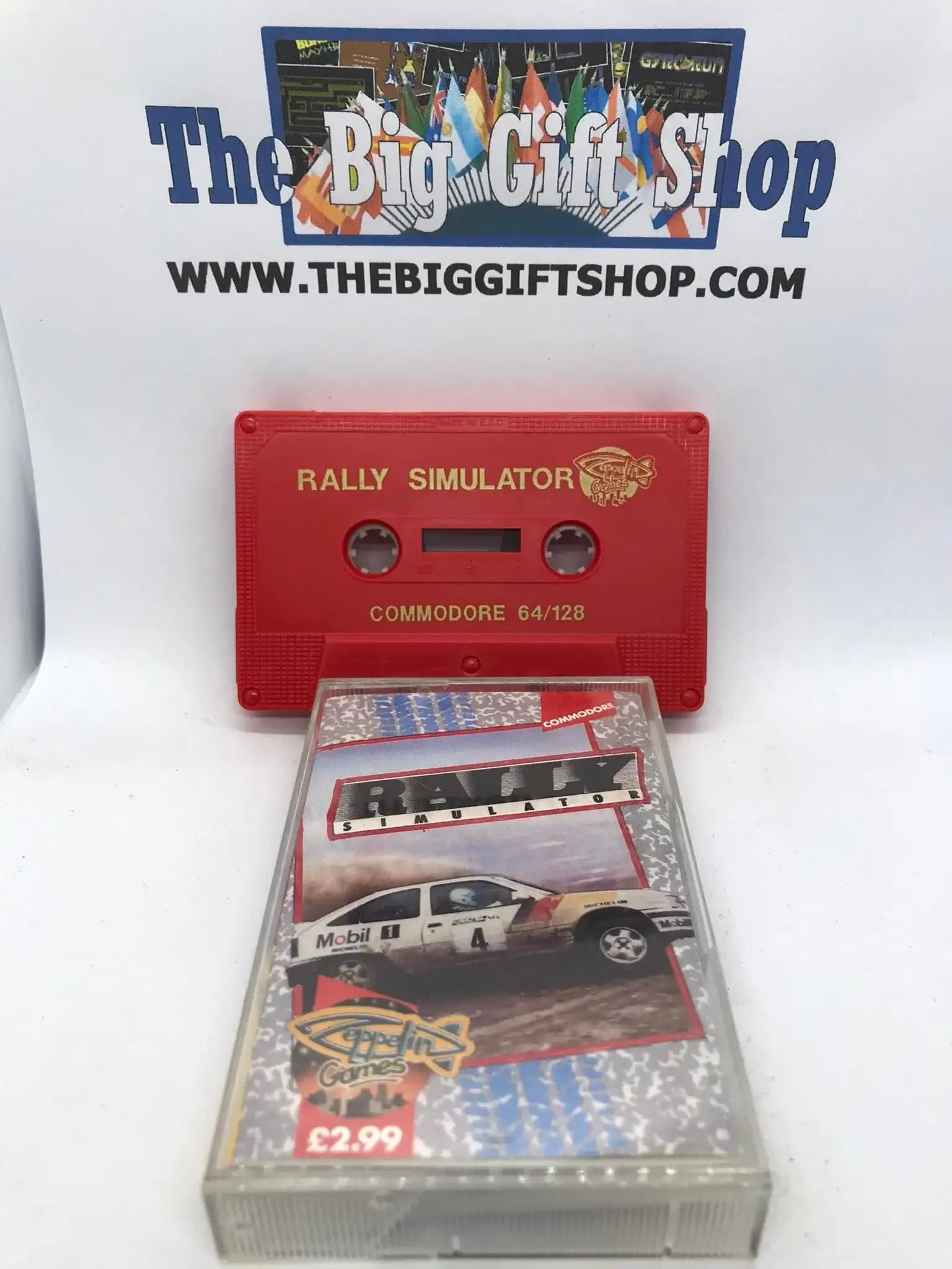 Rally Simulator, C64 Game, Released by Zeppelin Games Ltd, WORKING Magretro