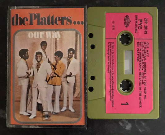 The Platters, Our Way Rare Album, zcp 28149, PYE, Vintage Cassette Magretro