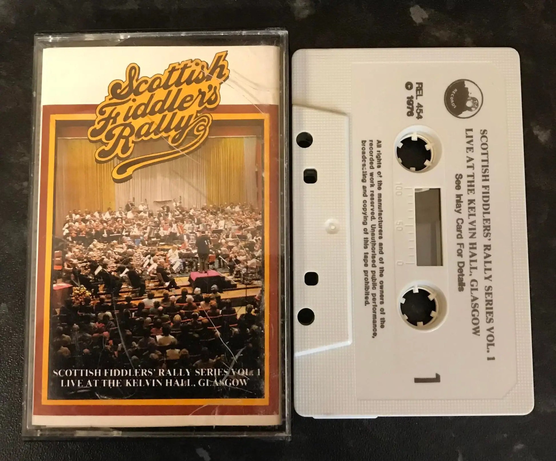 Scottish Fiddlers Rally Album, Series Vol 1, Live At The Kelvin Hall, REL 454 Magretro