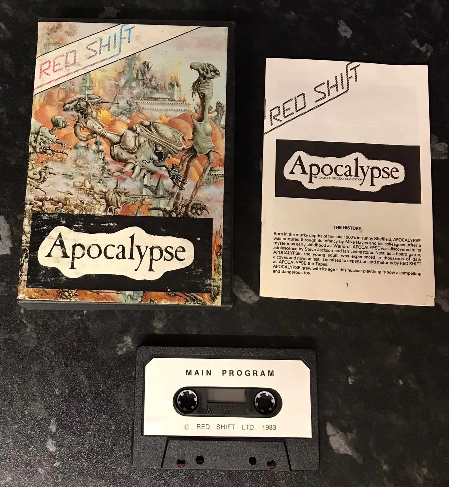 Apocalypse, ZX Spectrum, by Red Shift, Working Magretro