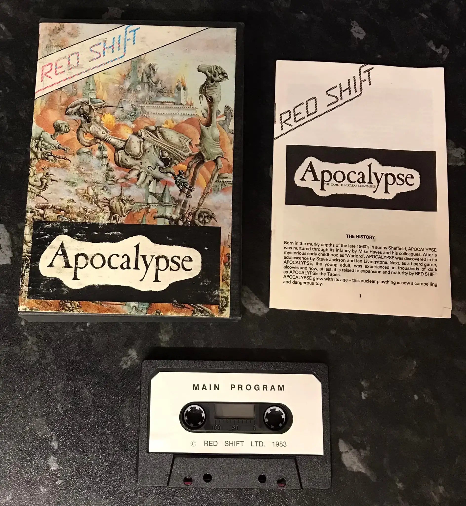 Apocalypse, ZX Spectrum, by Red Shift, Working Magretro