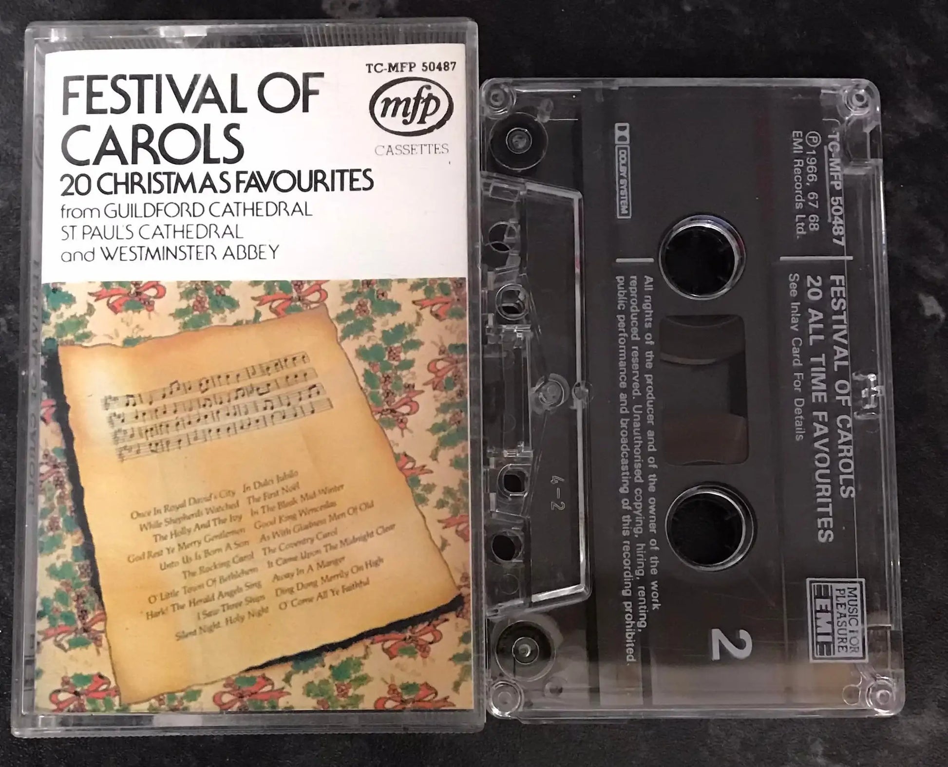 Festival of Carols, 20 Christmas Favourites, Music For Pleasure, TC-MFP 50487 Magretro