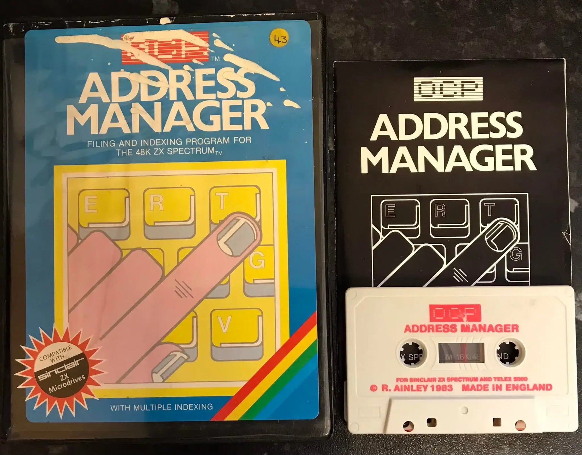 OCP Address Manager (Working), ZX Spectrum, Oxford Computer Publishing Magretro