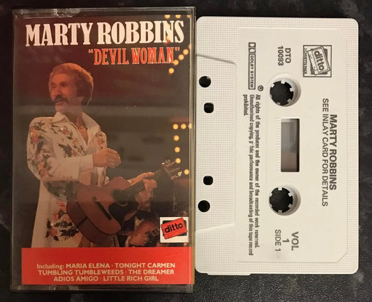 Marty Robbins, Devil Woman Album, Volume ONE, DTO 10093A, Vintage Cassette Magretro