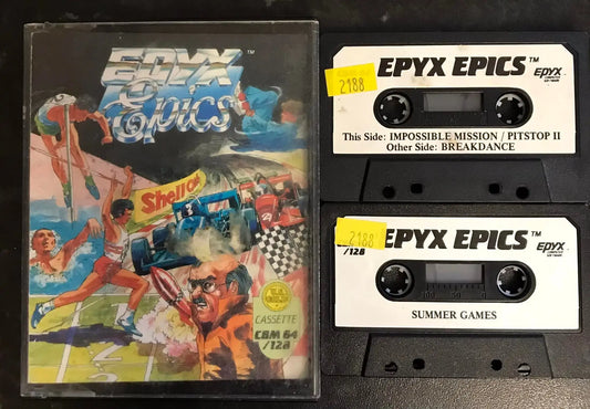 Epyx Epics, C64 Game by US Gold, WORKING Magretro