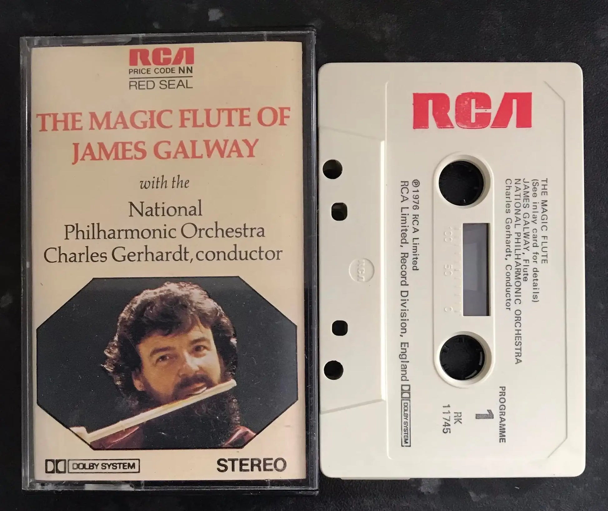 The Magic Flute Of James Galway Album, RCA, RK 11745, Vintage Cassette Magretro