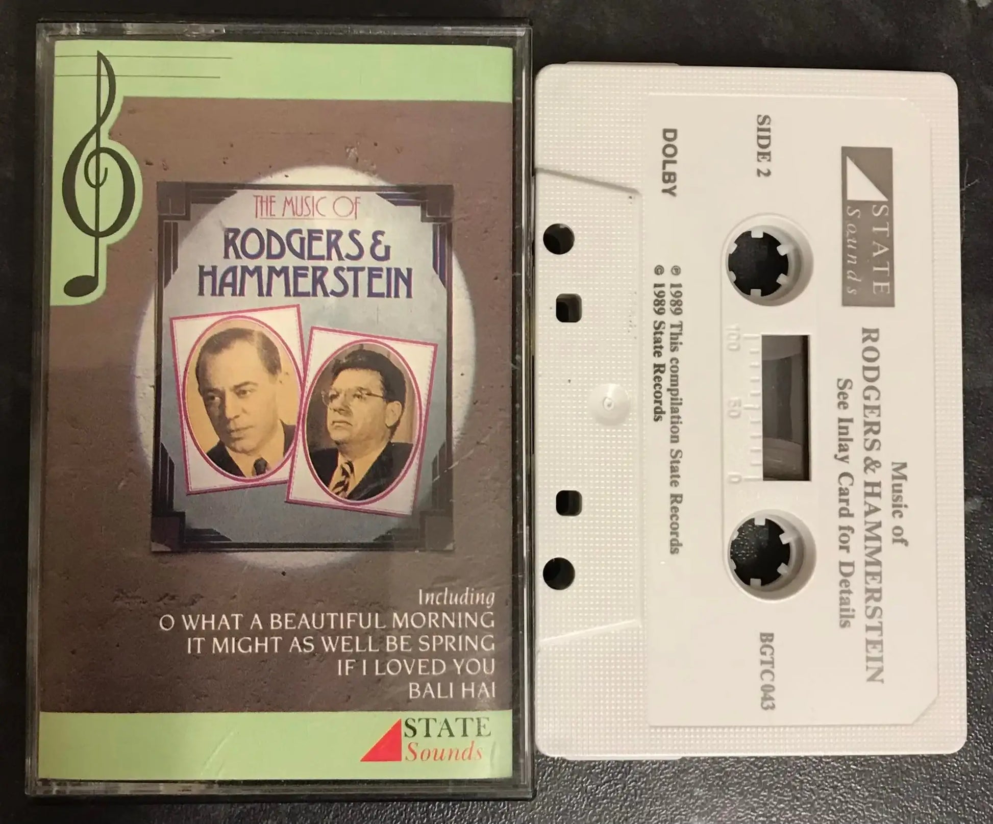 The Music of Rogers & Hammerstein, State Sounds, BGTC 043, Vintage Cassette Magretro