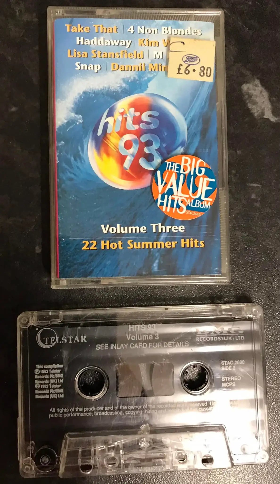 Hits 93 Album, Volume 3, Various Artists, Telstar, STAC 2680 Magretro