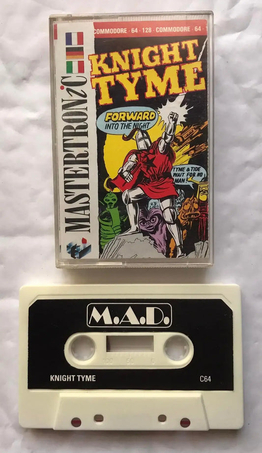 Knight Tyme, Commodore 64 game by Mastertronic, RARE, WORKING Magretro