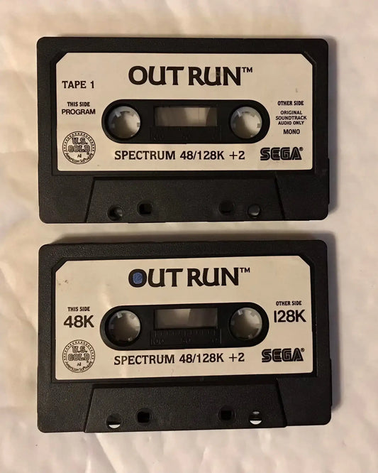 Out Run, ZX Spectrum game by US Gold , No Box Magretro